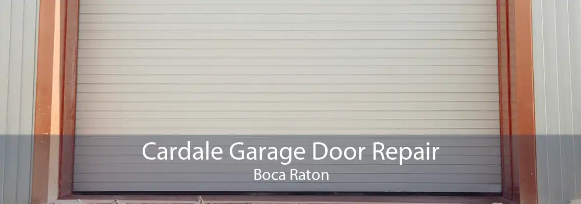 Cardale Garage Door Repair Boca Raton