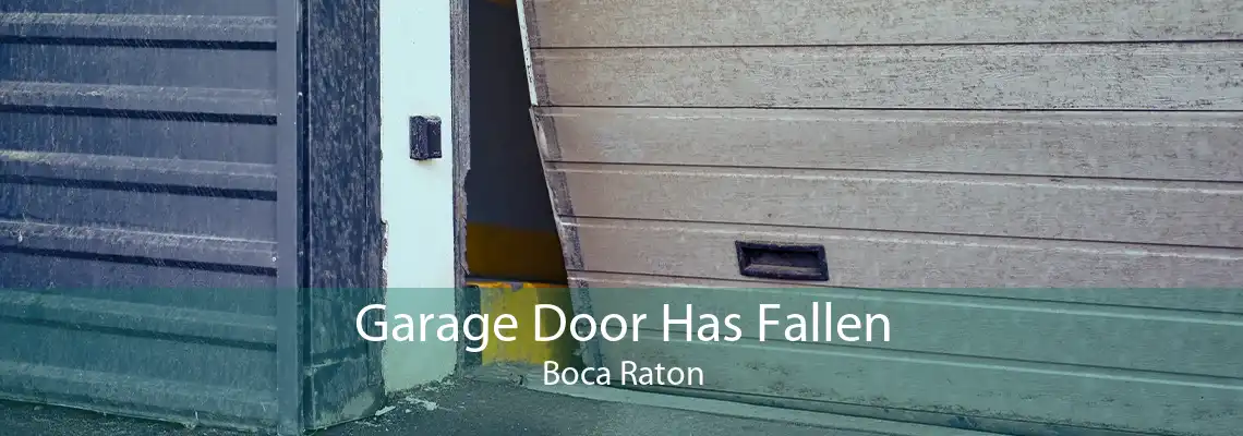 Garage Door Has Fallen Boca Raton