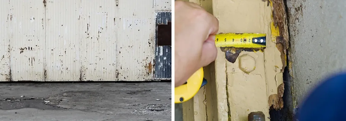 Lift Master Rusty Garage Doors in Boca Raton