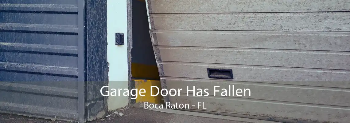 Garage Door Has Fallen Boca Raton - FL